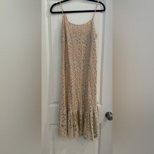 Anthropologie Elegant Lace Floral dress XS